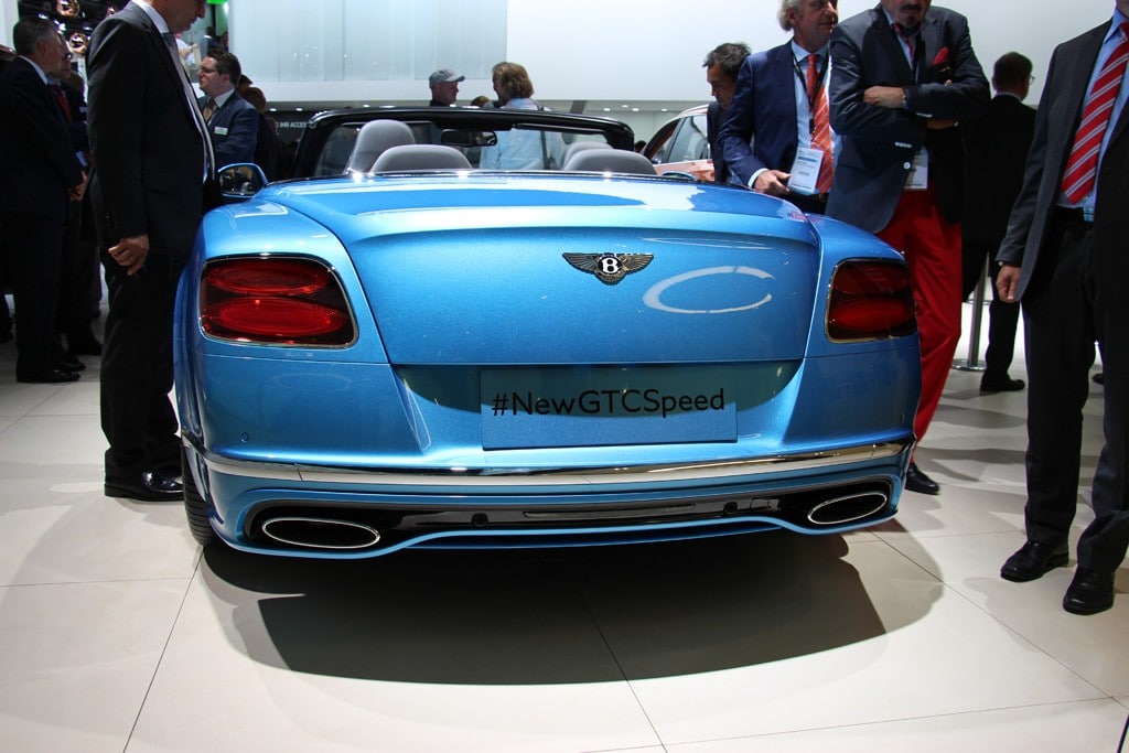 Bentley GTC Speed 2015 IAA 2015