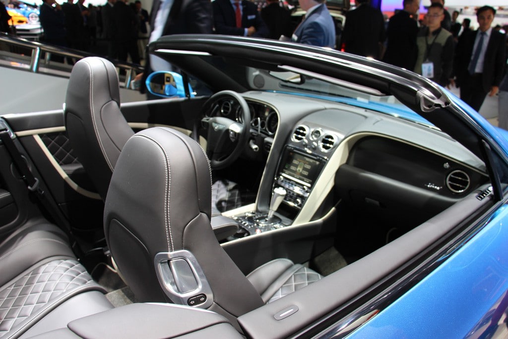 Bentley GTC Speed 2015 Interieur IAA 2015