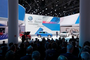 VW-Fahrzeugpräsentation