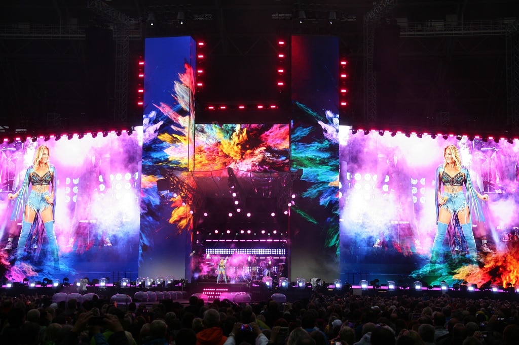 Bühne auf der Helene Fscher Stadiontour 2018 von Megaforce