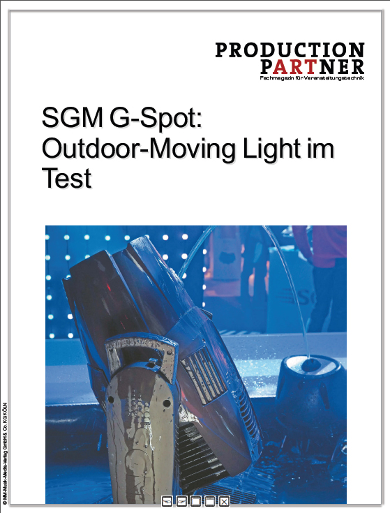 Produkt: IP-65 Moving Head von SGM im Test