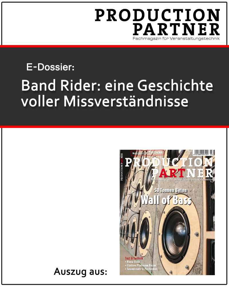 Produkt: Oliver Voges zum Thema Band Rider