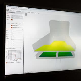 Nachhallzeiten-Eingabe