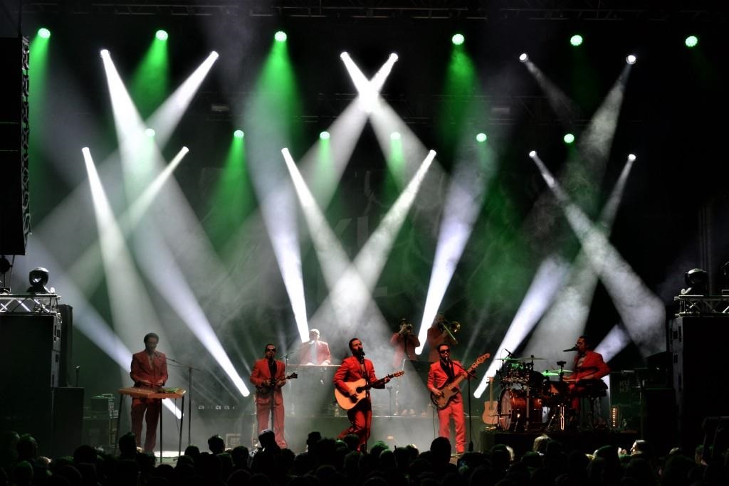 Lichteffekte auf der Clubtour mit E350