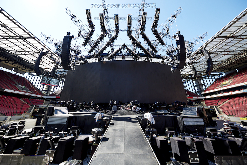 Bühnenbau von Stageco für Muse