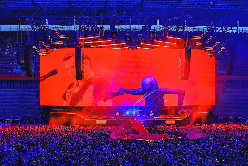 Bühnenbau von Stageco für Muse