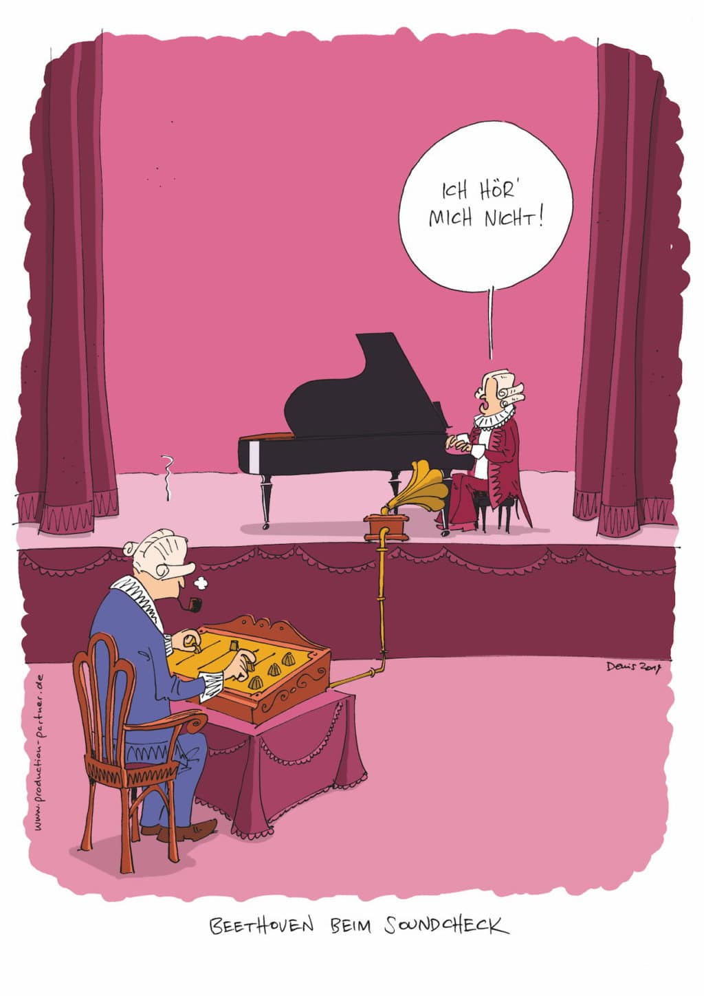 Beethoven beim Soundcheck