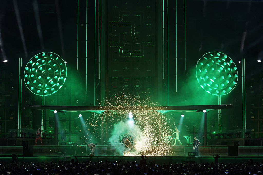 Rammstein-Bühne bei der Stadion-Tour 2019
