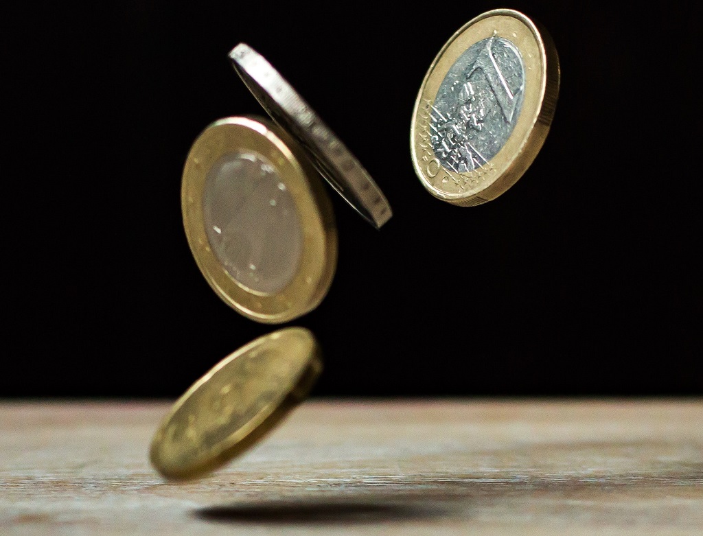 Euro-Münze-Geld-Währung