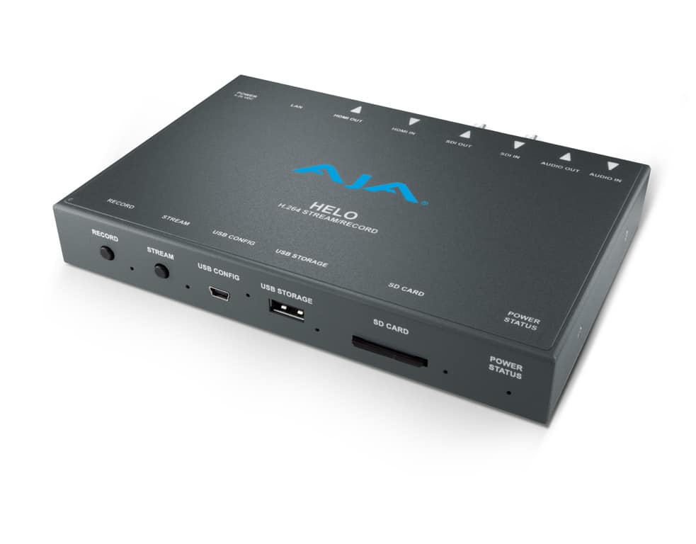 AJA Helo H.264 Streaming- und Recording Encoder