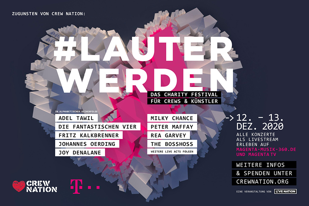 #lauterwerden Crew Nation Charity