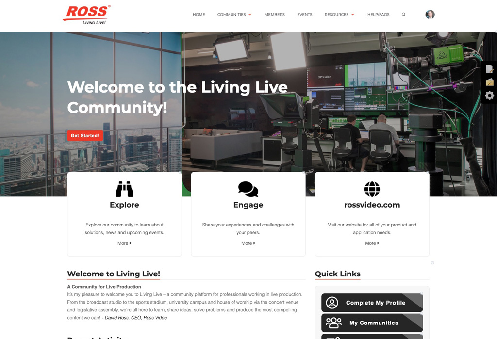 Online-Plattform Ross