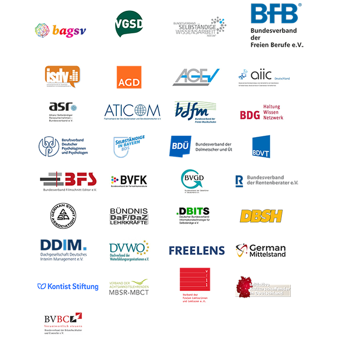 Logos-Verbände-offener-Brief-Selbstständigkeit