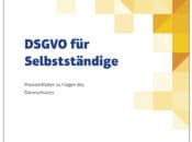 Deckblatt des Buches DSGVO für Selbstständige