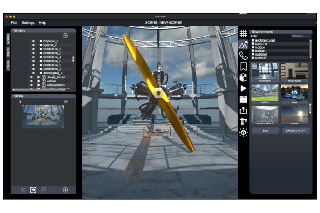 Cisco Webex 3D-Umgebung