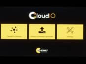 Hauptmenü der CloudIO-Box Verbindung zur Cloud, Offline-Firmware-Update, Einstellungen wie IP-Adressen, W-LAN, Login zur Cloud und CloudIO-Box-Update