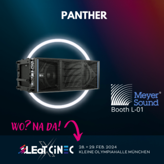 Meyer Sound Panther auf der LEaT X CiNEC 2024