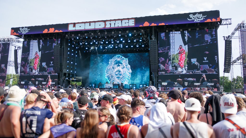 Rolling Loud Festival: Crowd mit Blick auf Bühne
