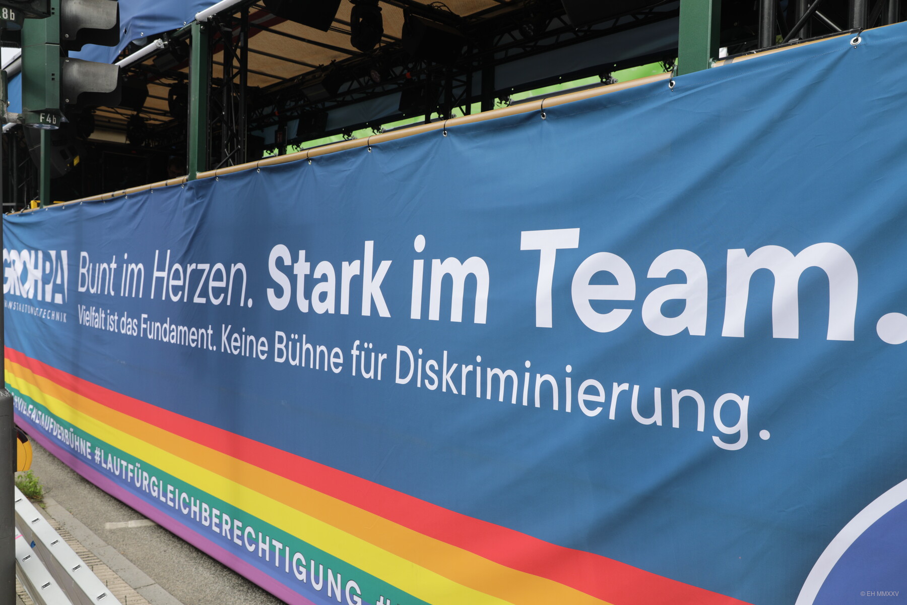 Die Firma Groh beteiligte sich am CSD in Hamburg 2025