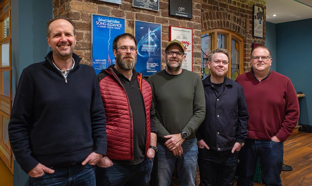 Rob Tory, Jon Sealey, Scott Arnold, Will McGonagle und Scott George