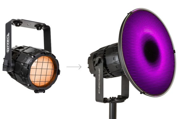 LED-Blinder mit Bowens-Anschluss