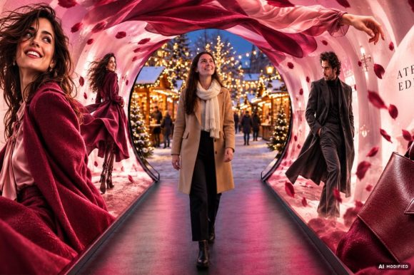 blowUP media baut begehbaren LED-Tunnel auf der Königsallee